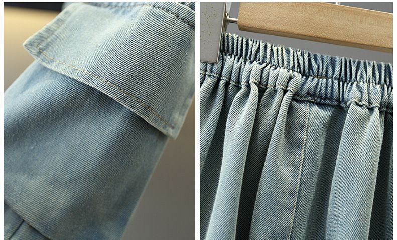 Kinderkleidung Frühlingsanzug für Jungen im neuen Stil Hübsche und modische Jeansweste für Kinder Dreiteiliger Anzug für Frühling und Herbst_voghion.com