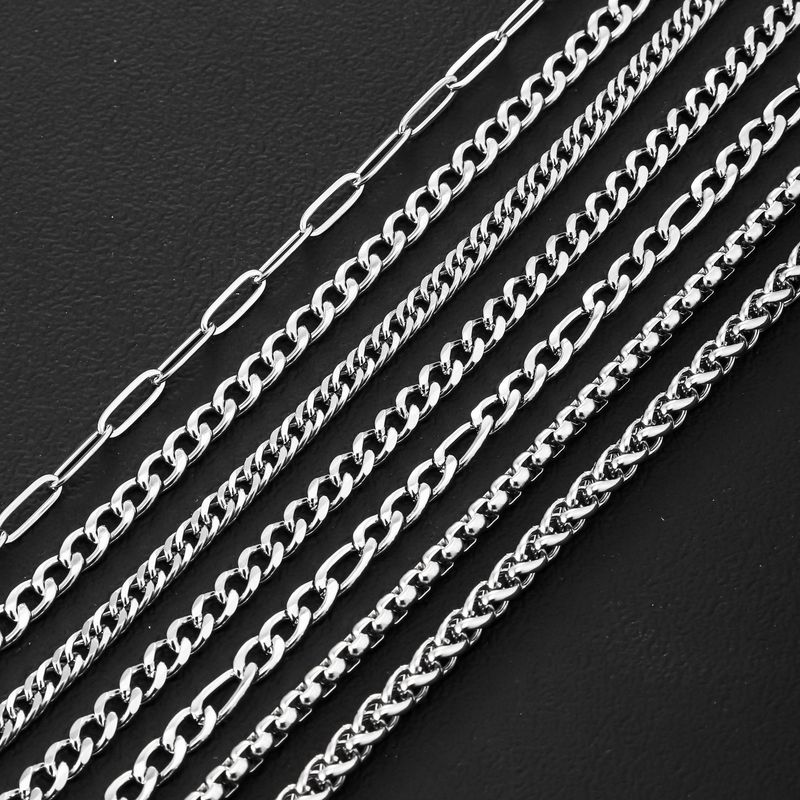 Stainless Men's Personality Trend Cuban Non-Fading Women's Titanium Steel Bracelet_voghion.com