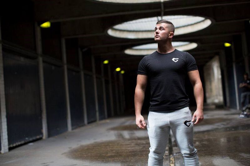 Muscle Brothers Summer New Round Neck Sports Fitness Short Sleeve Breathable Leisure Training Men's T-shirt Trendy_voghion.com