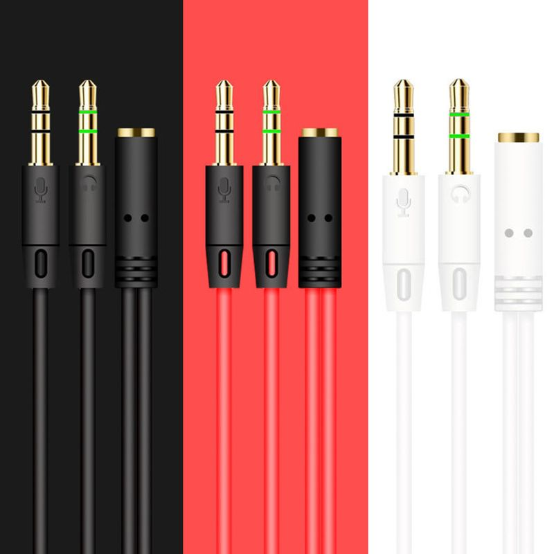Répartiteur de casque adaptateur pour écouteurs Audio 3,5 mm femelle vers 2 mâle Jack câble auxiliaire_voghion.com