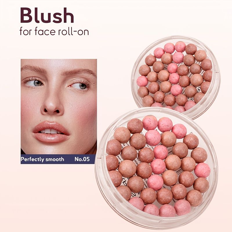 Solid Blush - Lightweight Formula, Natural Color, Long-Lasting - Easy To Blend, Multi-Functional For Daily/Stage/Evening Makeup, Buildable Pigment_voghion.com
