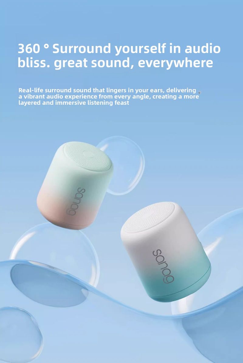 【High Quality】 Sanag X6s Bluetooth Portable Subwoofer Computer Desktop Wireless Mini Speaker_voghion.com