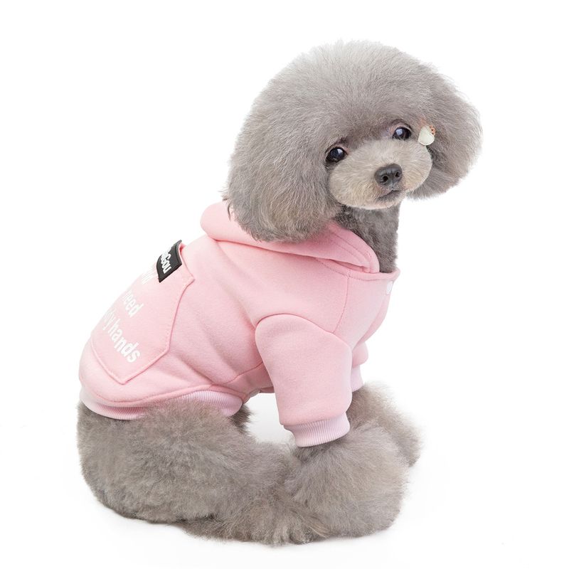 Haine pentru animale de companie toamnă/iarnă, ursuleț de pluș nou, câini mici, material textil, hanorac cu 19 buzunare mari_voghion.com