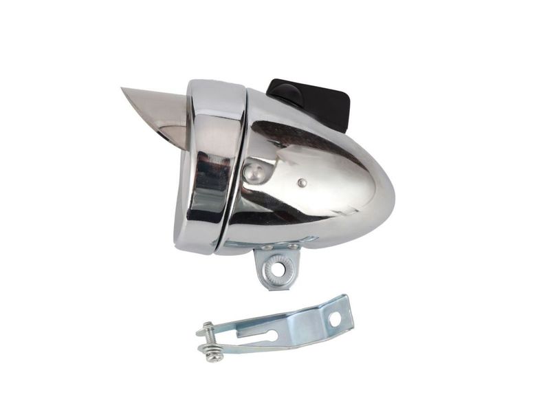 Bicycle Front Headlight Hat Brim Beach Bike High Lumens Long Range Metal Black 1LED Equipment Riding_voghion.com