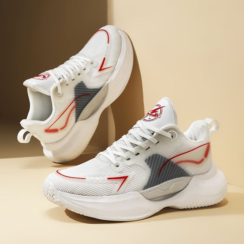 Boys' Basketball 2025 New Autumn Sports Shoes, Medium Large Children's Wear-resistant And Shock-absorbing Training Shoes_voghion.com