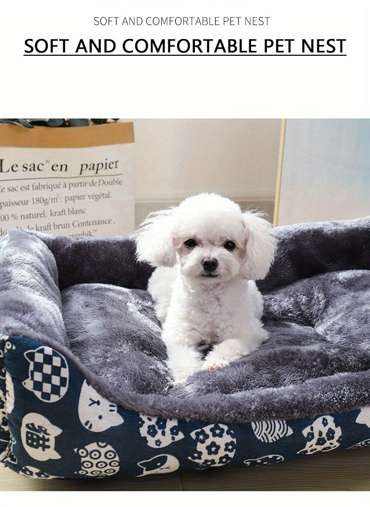 Hundebett Home Pet Großes Zubehör Sofa Zubehör für kleine Hunde Waren Tiere Große Accessoires Mittlere Matte_voghion.com