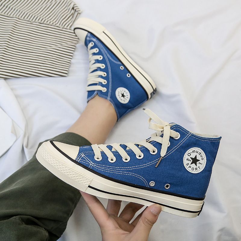 Canvas Schuhe modische und vielseitige Frauen Low Top Paar 2024 neue koreanische Version klassische Männer_voghion.com