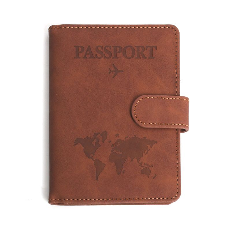 PU Spot Passport Bag, Multi-function ID Bag, Storage Bag, Passport Holder, Anti-theft Brush, Passport Holder._voghion.com