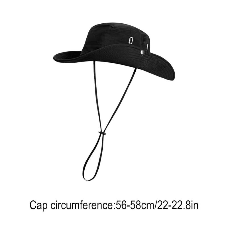 Nya ankomster Mode Sommar Bucket Hat Bred Brätte Anti-UV Solskydd Utomhus Fiske Vandring Camping Strand Solskyddshattar För Herr_voghion.com