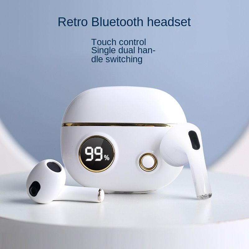 Bezdrátová Bluetooth sluchátka TWS s potlačením hluku Qualcomm se 2 mikrofony, 24hodinová výdrž baterie_voghion.com