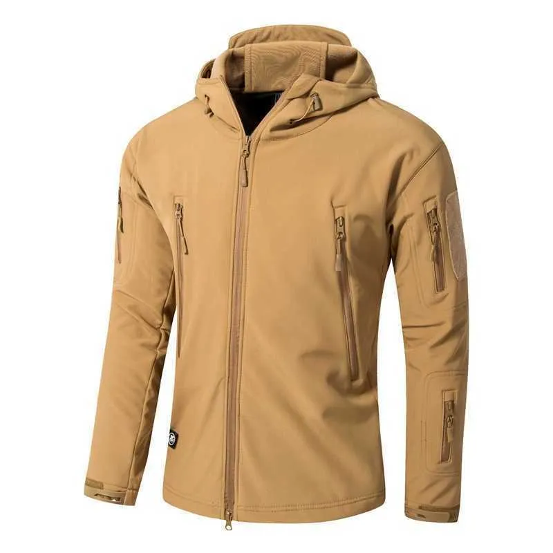 Männerjacketten Dropshipping Lurker Skin Softshell V5 Militär Taktesch Jackett Männer Waasserdicht Mantel Camouflage Kapuzen Arméi_voghion.com