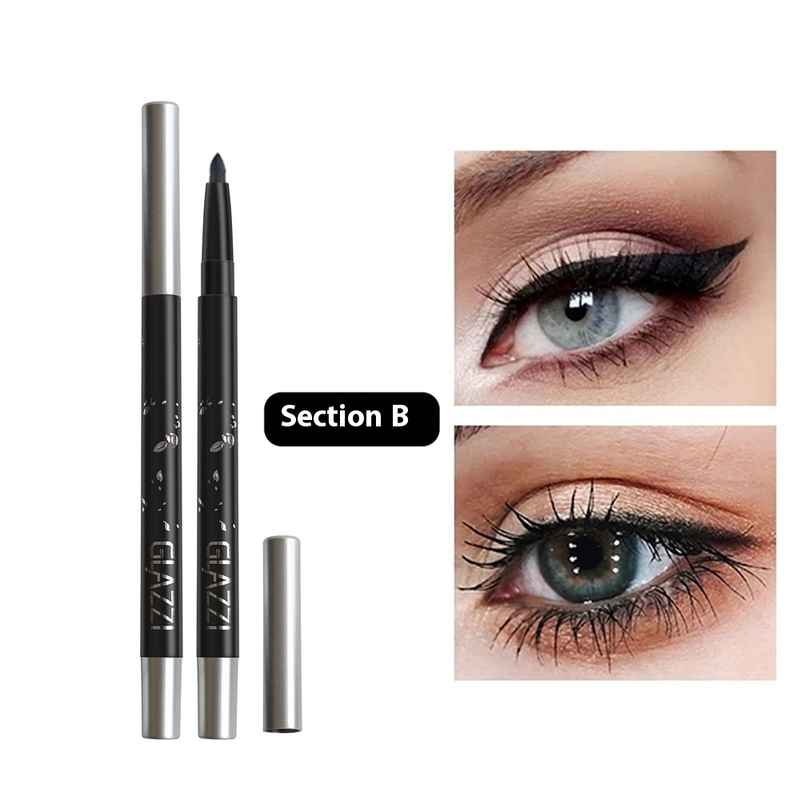 New GLAZZI Automatic Rotating Black eyeliner Gel Pen Waterproof, Sweat proof, Colorful Makeup_voghion.com