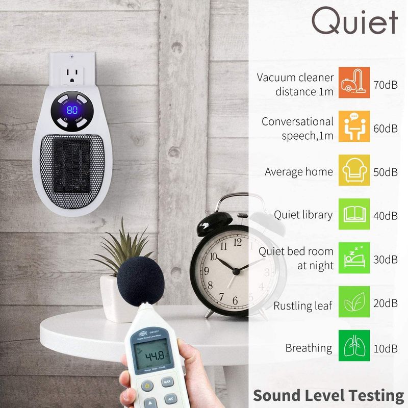 BMW Style Mini Heater, Small Portable Fast Heating Electric Hot Fan, Personal Desk Warmer For Office Home_voghion.com
