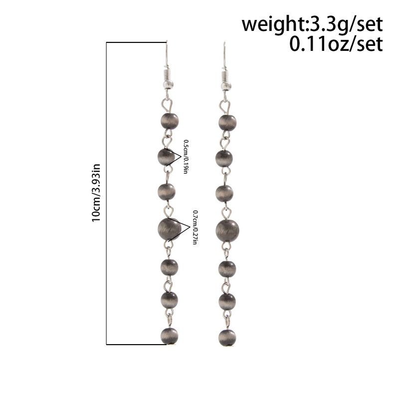 Ethnic Style Ancient Siras Earrings New, Retro Tassel CCB Beaded Earrings_voghion.com