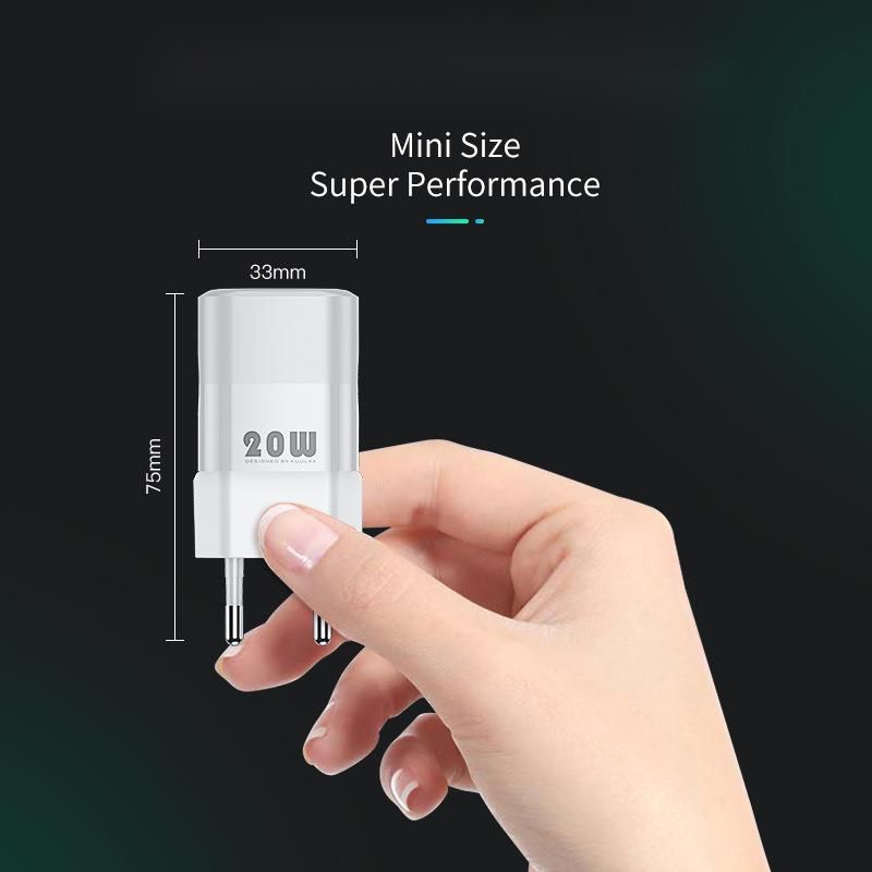 20W GaN PD USB C Charger For IPhone 14 13 12 11 Pro Max Mini SE Phone QC 3.0 PD 3.0 USB Type C Fast Charging For IPad Air_voghion.com