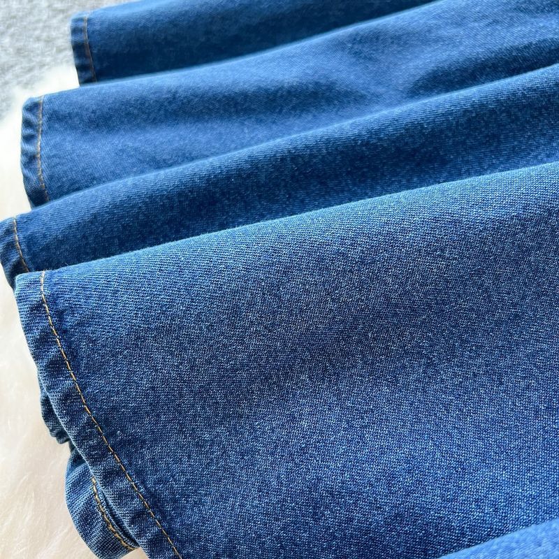 Women's Clothing Summer new sleeveless vest denim skirt _voghion.com