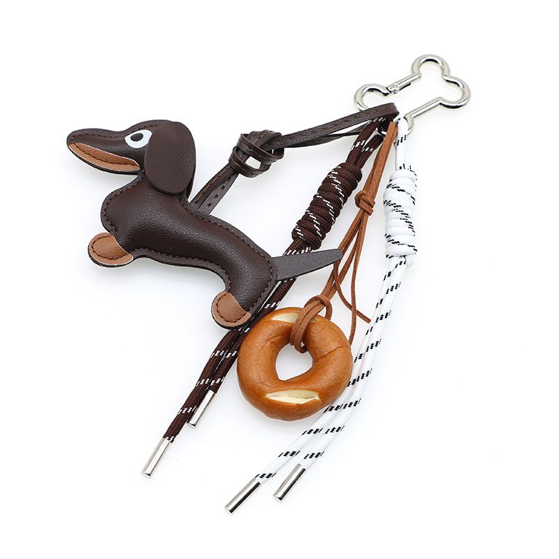 Bag Charm New Cartoon Personality Keychain Bag Pendant Series Dachshund Animal Shape Bag Pendant Decoration Wholesale_voghion.com