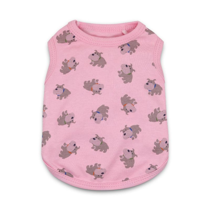 Cat Clothes Cotton Cute Small Dog Pet Vest Spring Summer New Thin Style Clothing_voghion.com