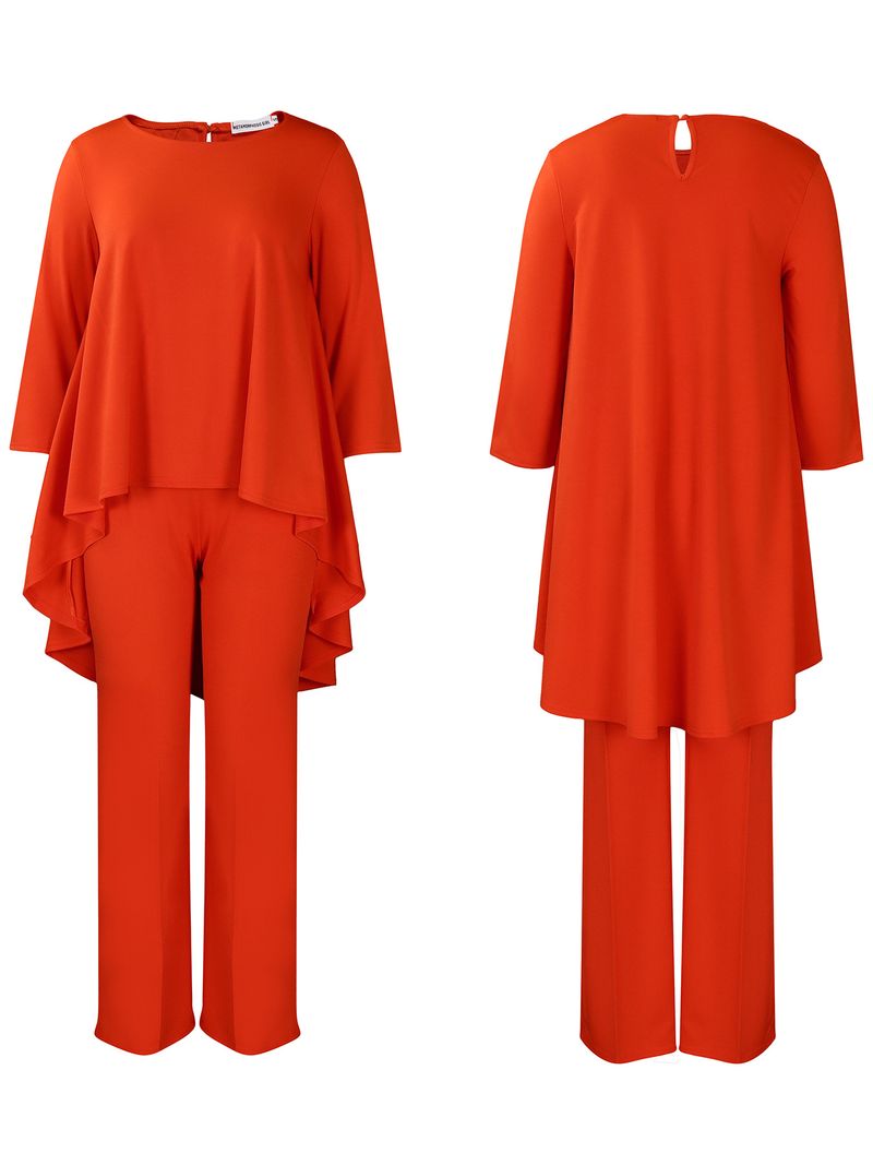 Blusa com estampa africana plus size - caimento solto e elegante, bainha irregular (moda feminina de verão, respirável e estilosa)_voghion.com