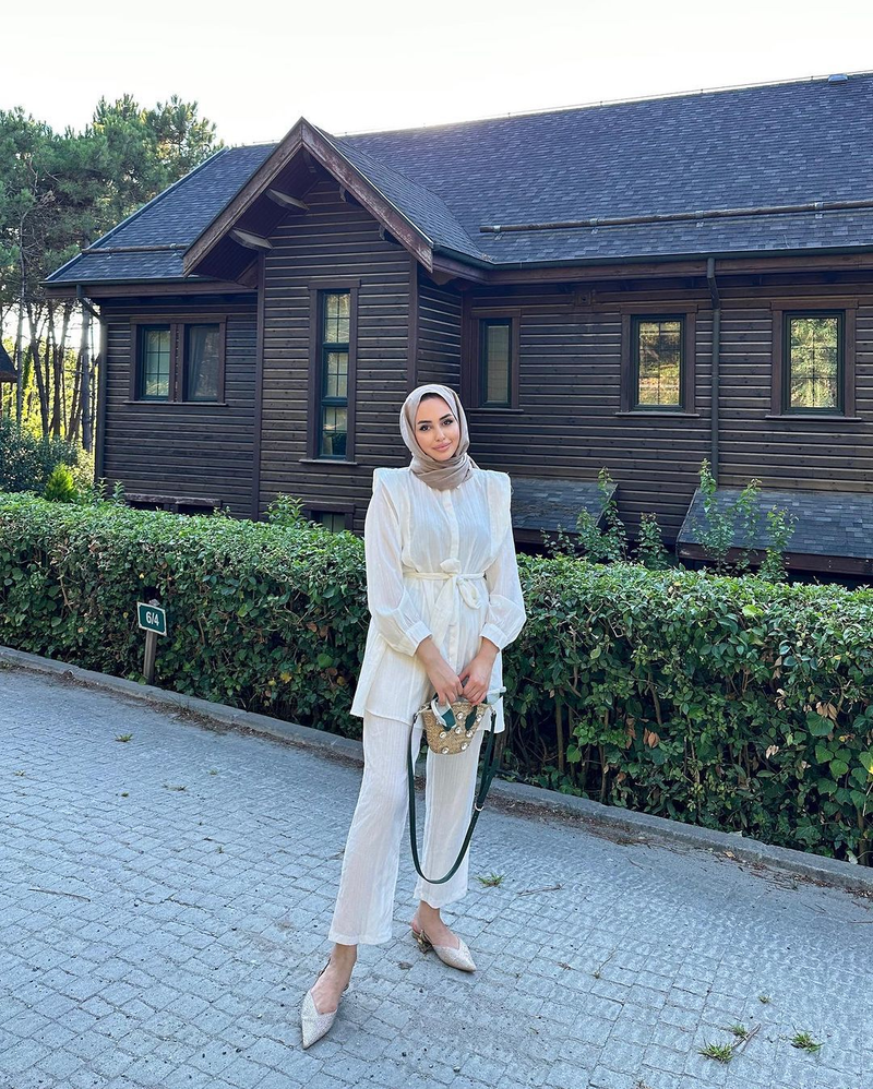 Women's autumn wrinkled long-sleeved lace-up shirt straight long casual suit_voghion.com