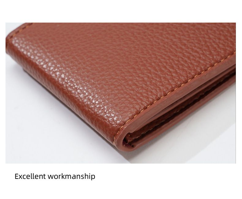Fundas y billeteras para pasaportes Cartera de cuero para licencia de conducir Cartera de cuero para licencia de conducir Tarjetero para identificación de vehículo motorizado Ranuras para varias tarjetas Dos en uno_voghion.com