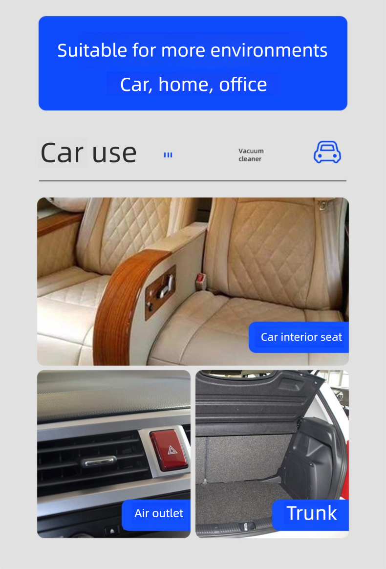 High Power Wet Dry Car Vacuum - Portable Wireless Charging Handheld Dust Collector_voghion.com