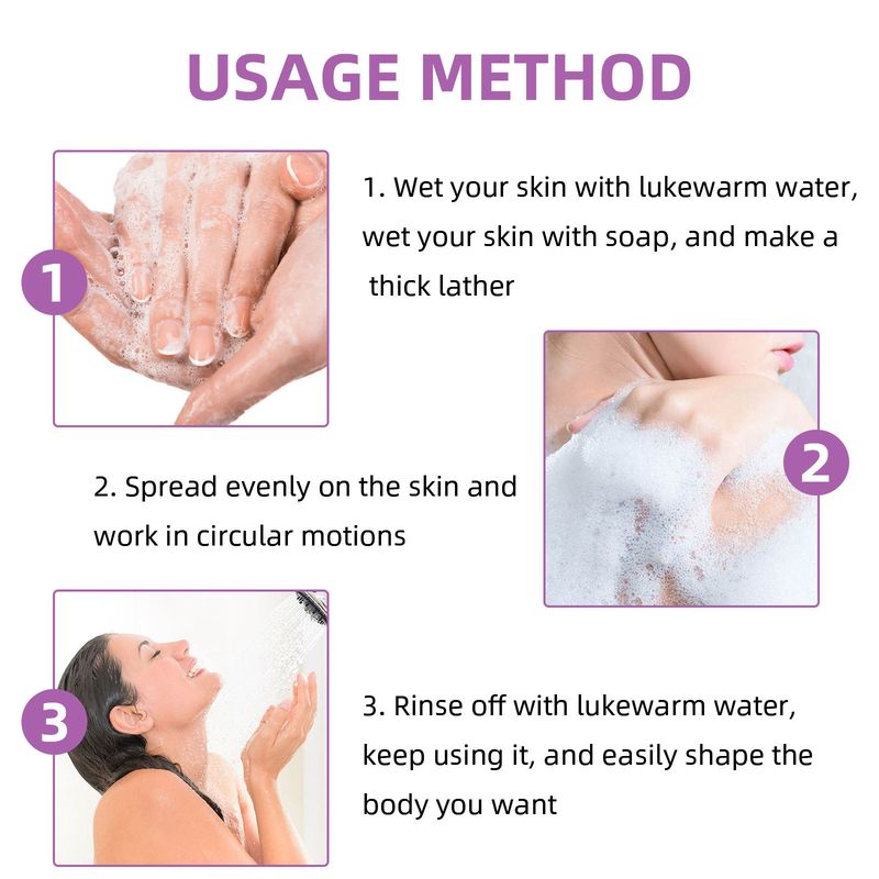 West&Month Delicate Puerariae Flower Soap Body Cleansing And Firming Skin Arms Belly Delicate Body Shaping Soap_voghion.com