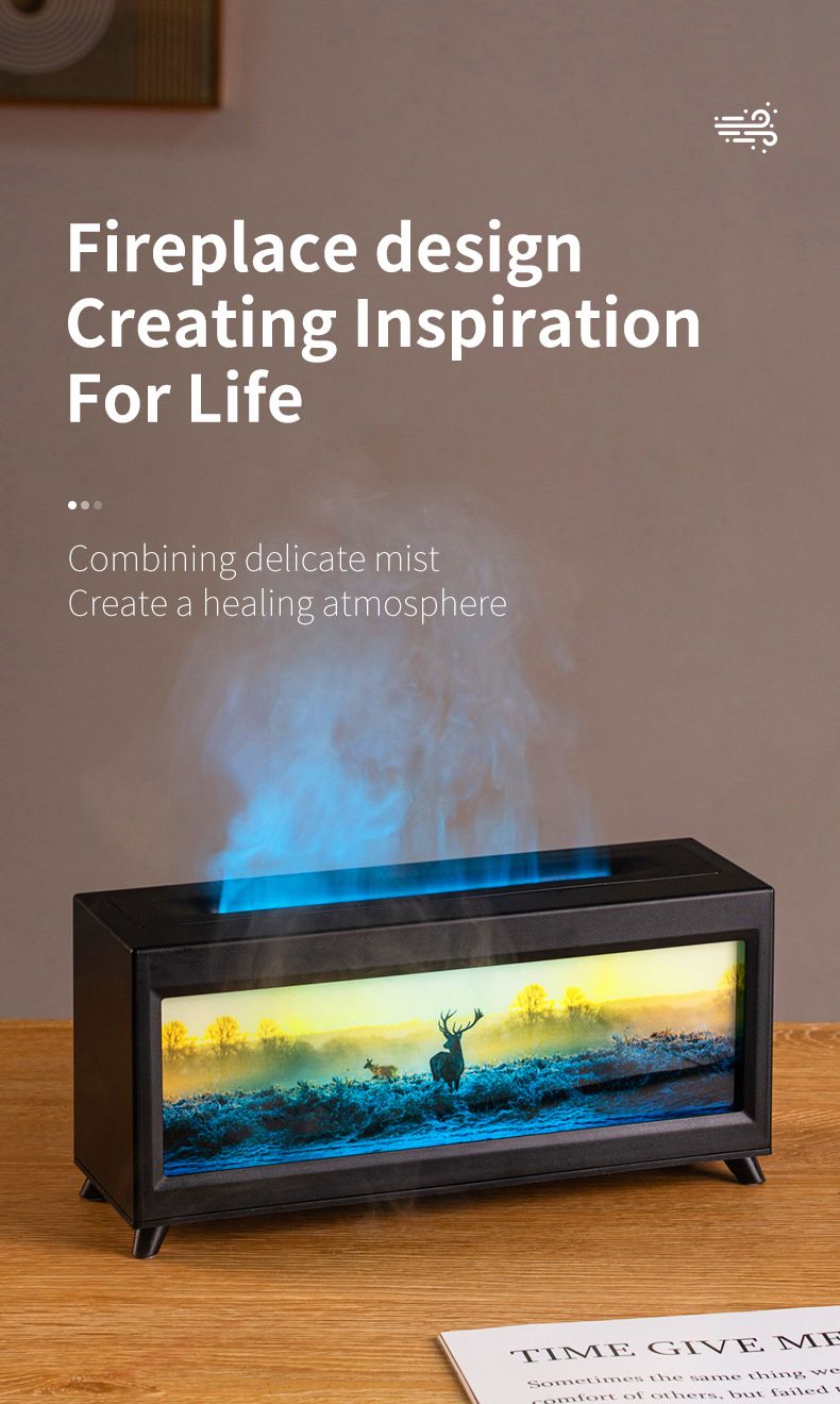 RYYD Regenbogen-Luftbefeuchter – Atmosphärenlampe | Starker Nebel | Desktop-Kunst_voghion.com