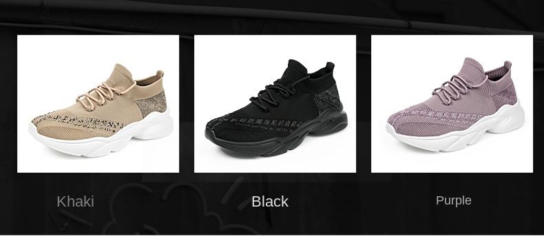 Frühlingspaar-Stil gewebte Socken, Schuhe, Sportschuhe, Freizeitschuhe, Übergröße_voghion.com