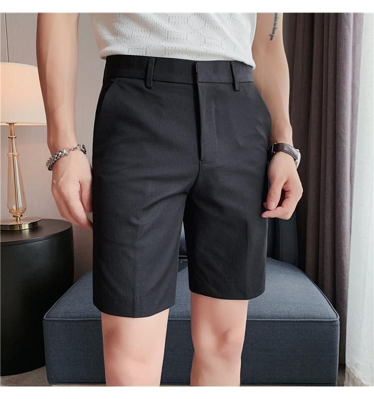 27-42 Summer Luxury High Quality Men's Casual Shorts Versatile 5/4 Western Pants Thin Middle Pants Western Shorts_voghion.com