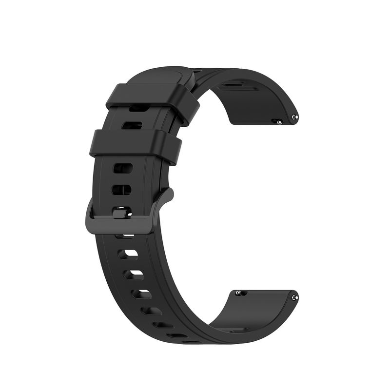 Xiaomi MI Watch värviline 22mm pehme silikoonist kellarihm (must)_voghion.com