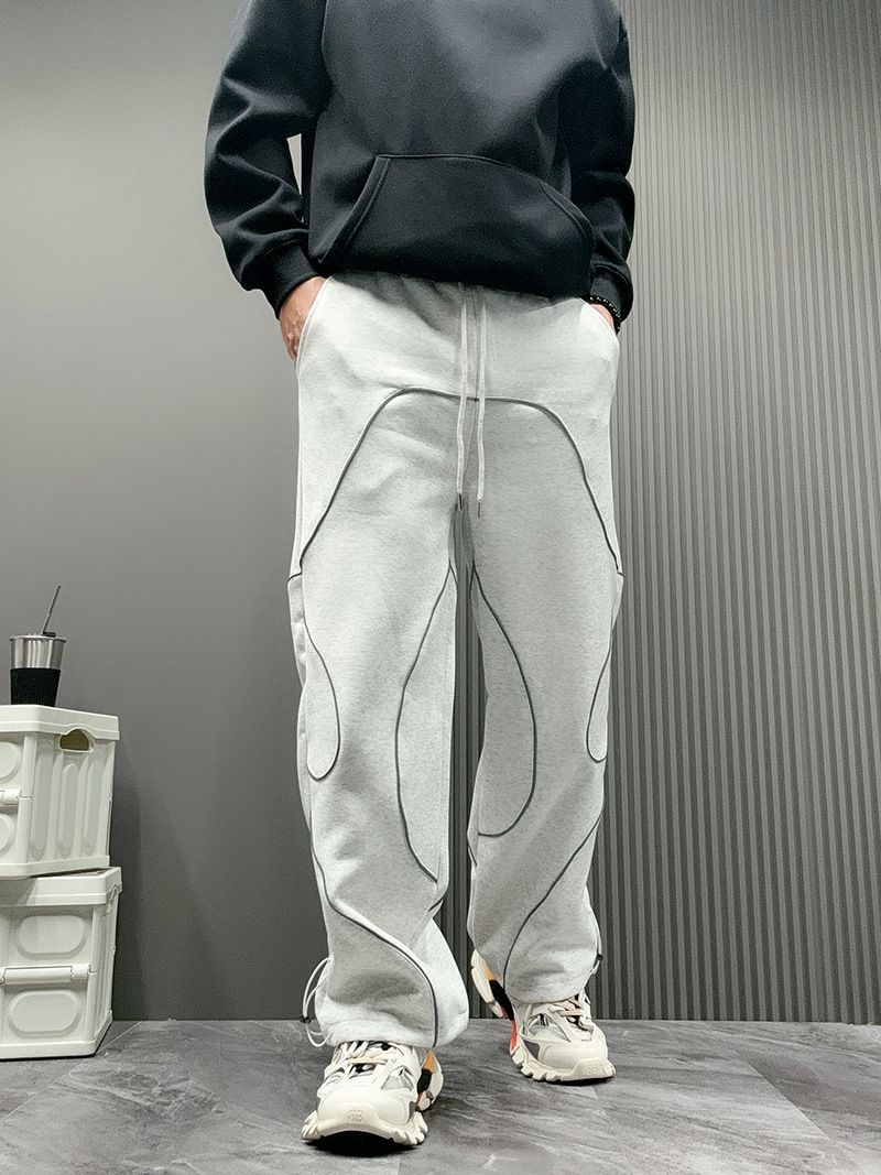 "Retro-Reflective Street Pants – Night Rider's Loose Fit With Hidden Drawstring Tech"_voghion.com