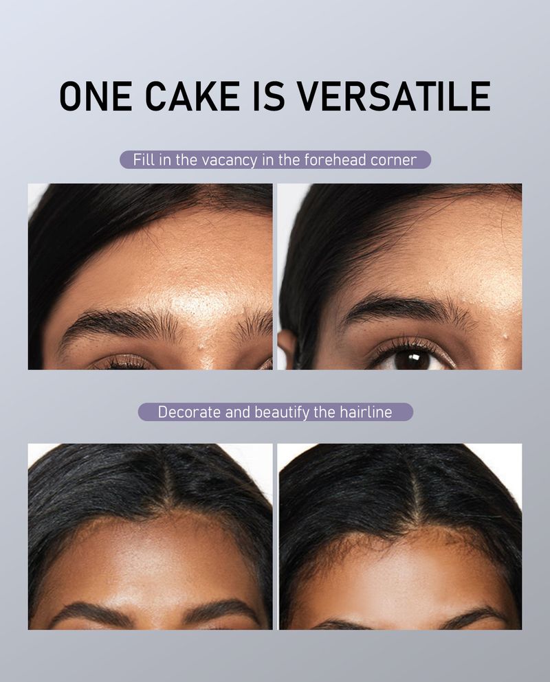 Puder MAFFICK Weiches Make-up-Puder für den Haaransatz, lang anhaltendes Make-up mit doppeltem Zweck, Ölkontrolle und kein Make-up_voghion.com