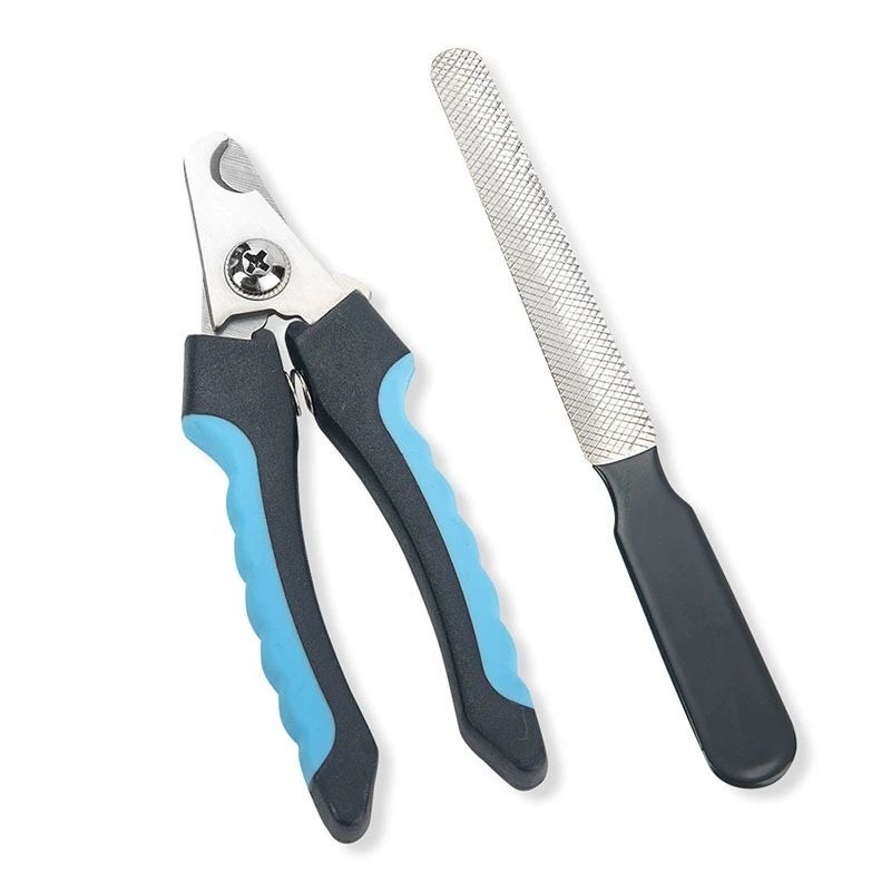 Haustierbedarf Universal Anti-Unfall Hund Katze Edelstahl Nagelknipser Set_voghion.com