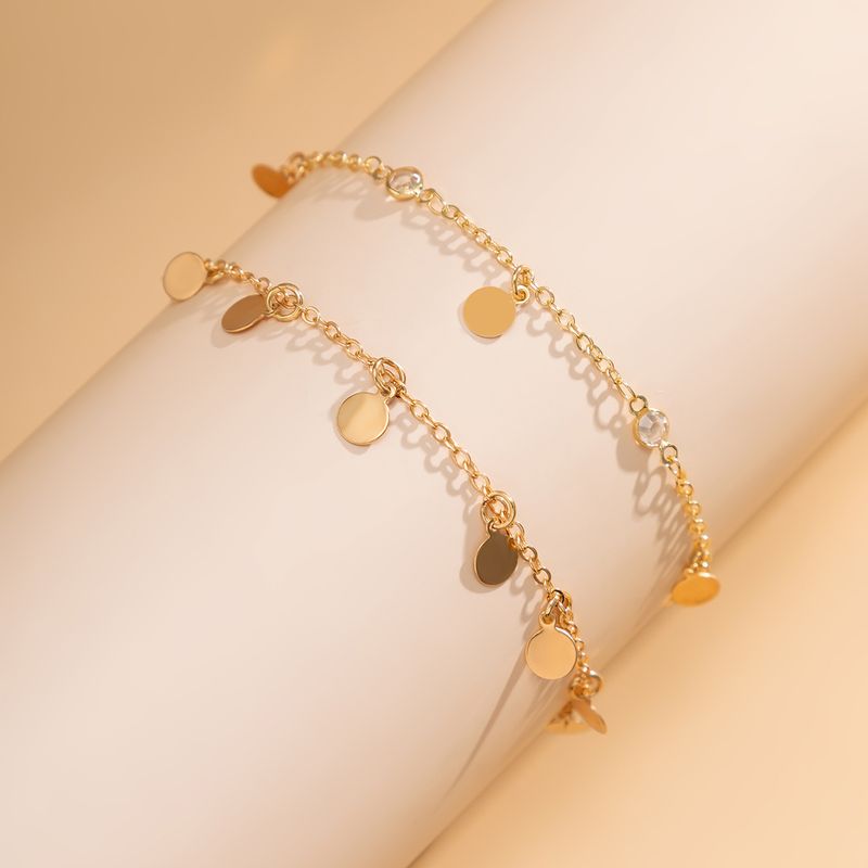 Jewelry Minimalist Tassel Sequin Women's Set Anklet, Niche Metal Versatile Anklet_voghion.com