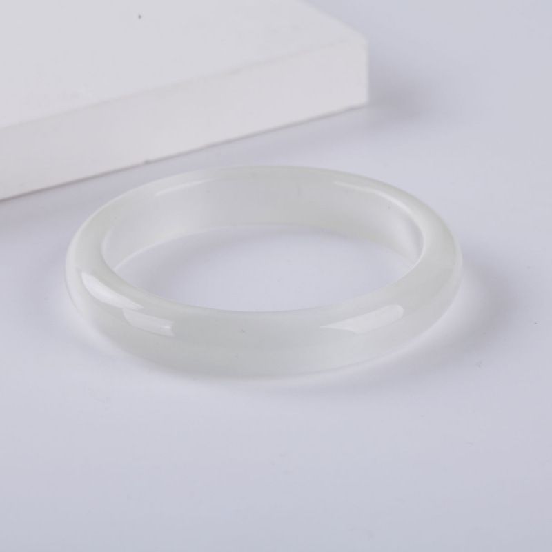 Braccialetto di alta qualità in vetro viola chiaro con pietra occhio di gatto_voghion.com