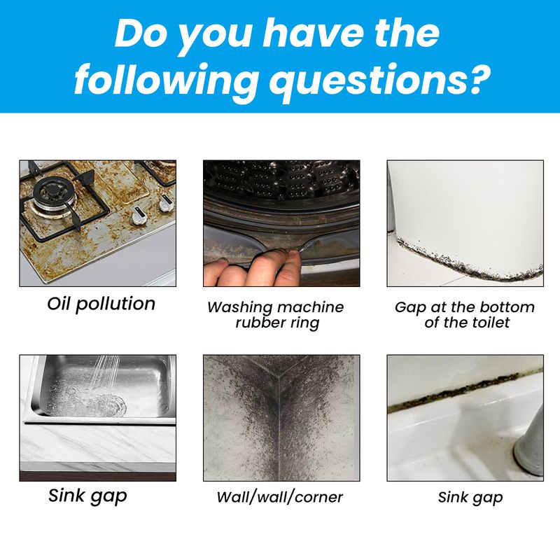 Jakehoe Multi-Surface Cleaning Effervescent Tablets, Cooktop Tile Bathroom Kitchen Mildew Stains Clean And Clean_voghion.com