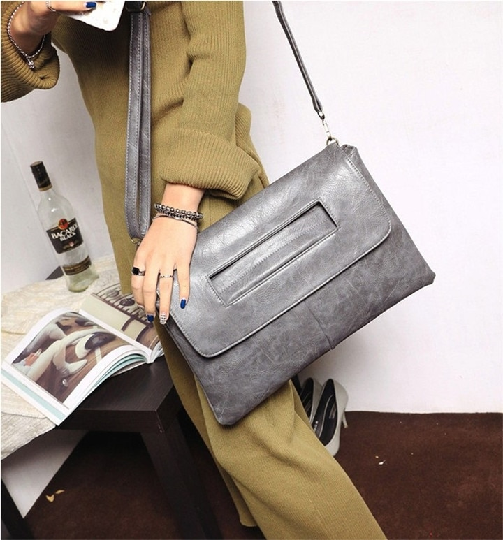 Pochette da donna Borse a tracolla in pelle PU per borsa a tracolla femminile Borsa a tracolla per laptop Borsa a tracolla grande Borsa da donna_voghion.com