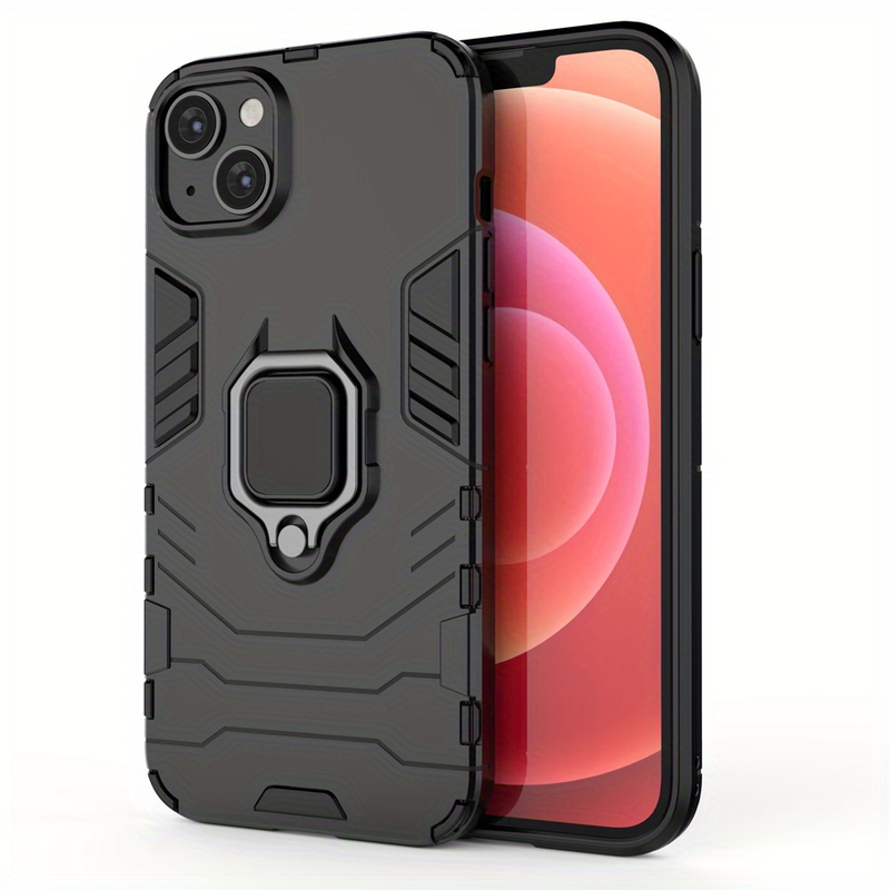Coque Armor antichoc pour iPhone : protégez votre téléphone avec une coque antichoc et un support à anneau !_voghion.com
