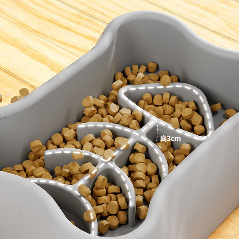 Silikon-Futternapf mit Anti-Auslaufschutz für Katzen, Kätzchen, Welpen und Hunde_voghion.com