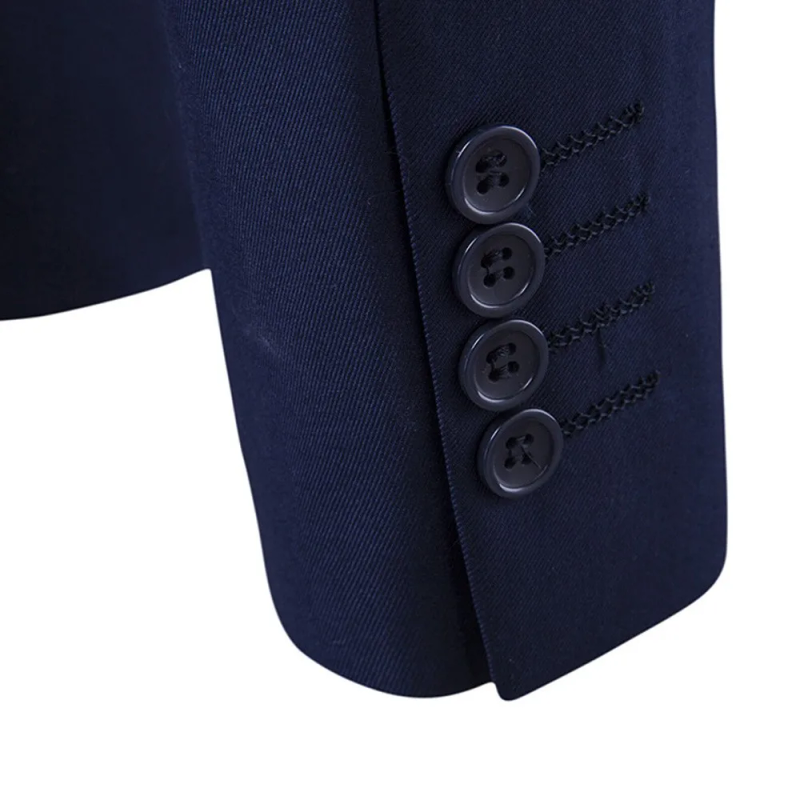 Mercúrio masculino blazers 3 peças define eleant 2 ternos weddin jaquetas de negócios colete calças casacos azuis 2024 formal coreano livre_voghion.com