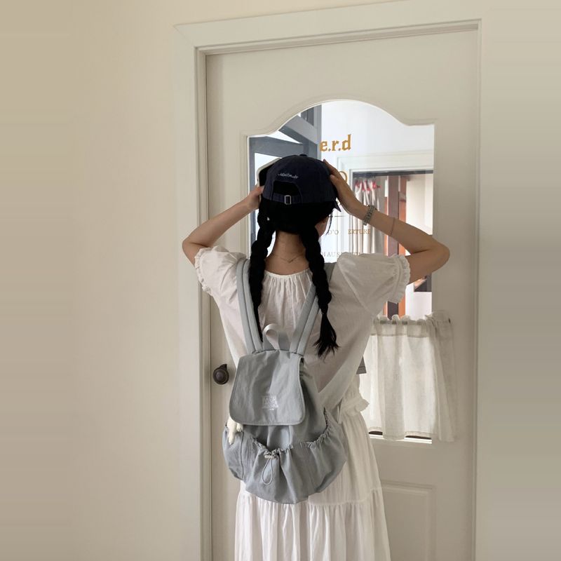 simple Nylon Korean Version Of Casual Multifunctional Office Travel Women's Small Backpacks_voghion.com