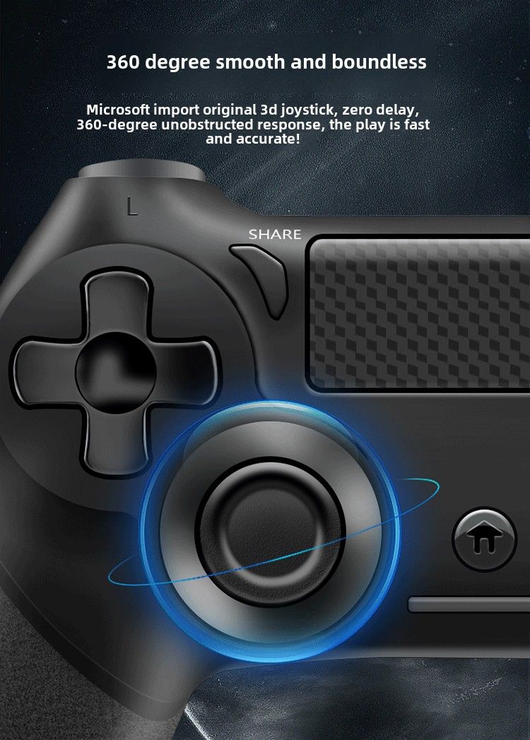 Gamepad P4: conectividad Bluetooth y por cable, compatibilidad con múltiples plataformas, diseño ergonómico para Nintendo Switch, PC y dispositivos móviles_voghion.com
