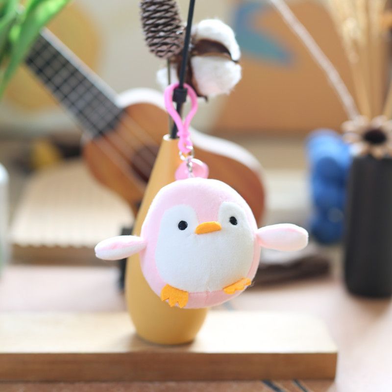Grazioso e adorabile portachiavi a forma di pinguino di peluche per zaini, borse e chiavi_voghion.com