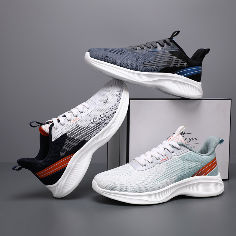 Sommer Neue Casual Mesh Atmungsaktive Sport Herren Bequeme Laufschuhe_voghion.com