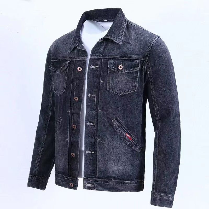 Herrenbekleidung Hübsche Arbeitsjacke Schlanke Freizeitoberbekleidung_voghion.com