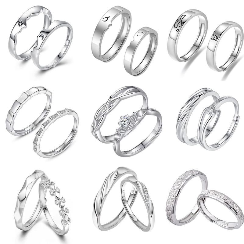 Coppia di orecchini per uomo e donna, semplici, alla moda, eleganti, in stile coreano, con corona in zircone regolabile, con diamanti simulati._voghion.com