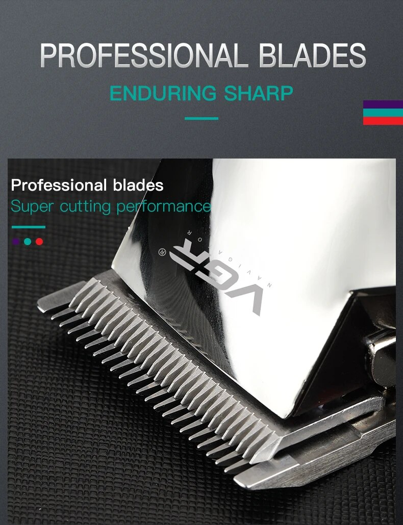 Corded Cordless Professional Hair Clipper For Men Hair Trimmer Rechargeable Hair Cutting Machine Electric Haircut Salon_voghion.com