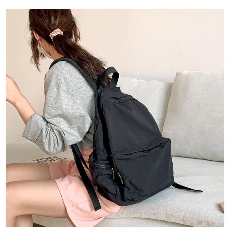 Clakae K-style Outdoor Casual Nylon Backpack_voghion.com