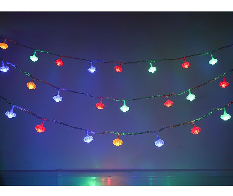 LED-festivallantaarns – LED-lichtsnoer op batterijen en stekkers met afstandsbediening, waterdicht PVC, IP43, CE-gecertificeerd (meerdere lengtes en kleuren)_voghion.com